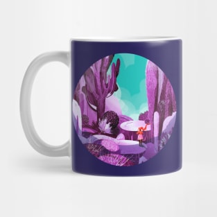 Cactus Garden_Purple_RoundVersion Mug